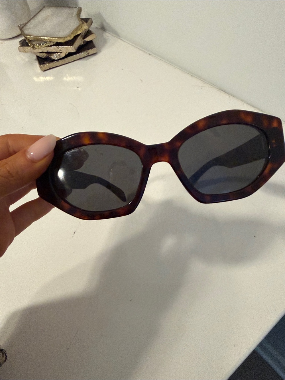 Tortoiseshell Celine Sunglasses - Brown